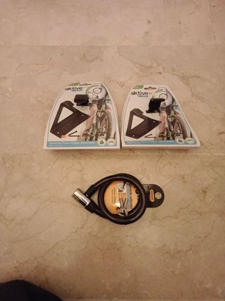 Soporte bicicletas y candado