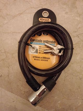 Soporte bicicletas y candado