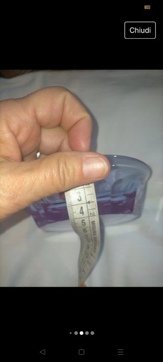 Moser cristallo ciotola lilla