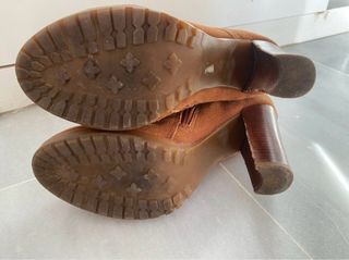 Botas de cuero de serraje T38