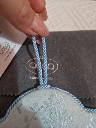 Capoculla con piastra  in argento 925