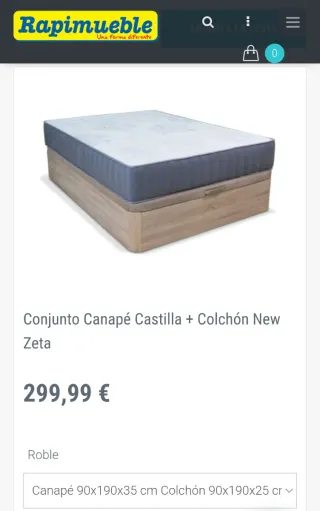 Canapé+ COLCHON+cabecero NO SE BAJA EL PRECIO