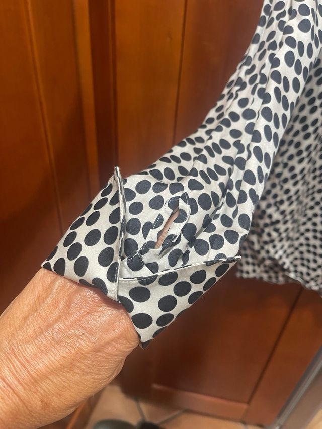 Camisa de seda natural