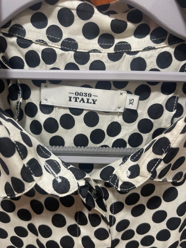 Camisa de seda natural