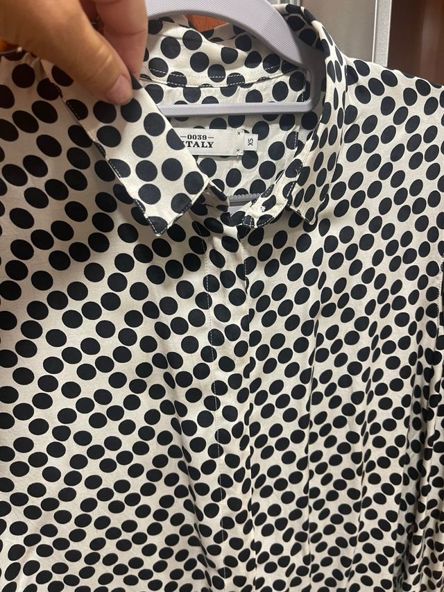 Camisa de seda natural