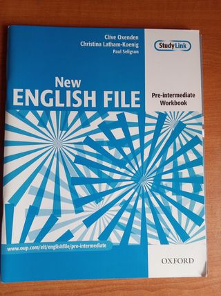 Libros cursos de inglés New English File Oxford