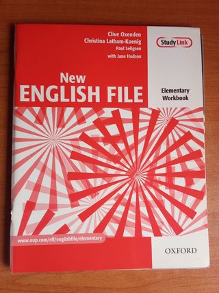 Libros cursos de inglés New English File Oxford