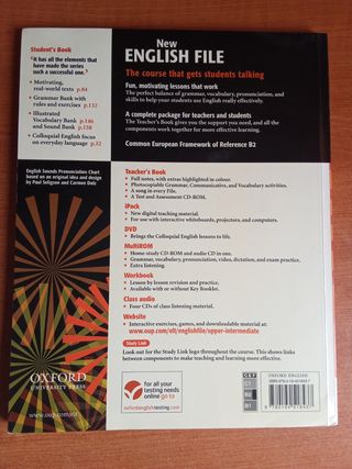 Libros cursos de inglés New English File Oxford