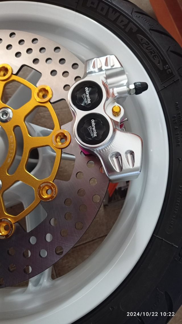 Pinza freno radiale 4 pistoncini