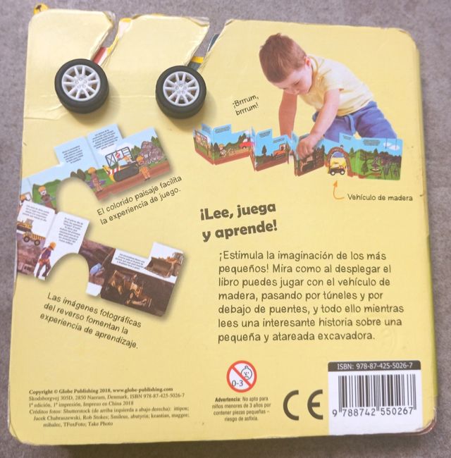 Pequeños vehículos ajetreados. Excavadora