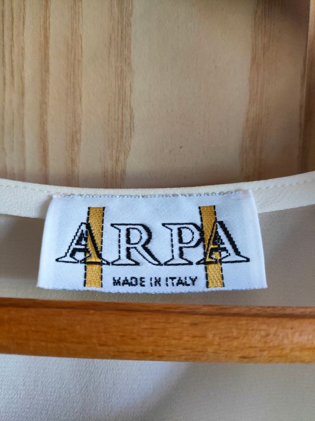 Maglietta panna con fantasia made in Italy