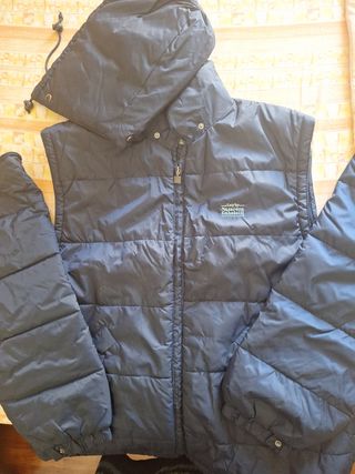 Giaccone componibile blu e verde