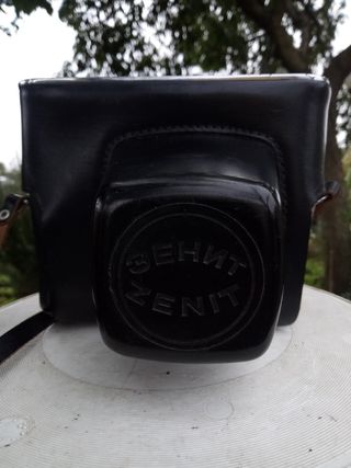 Máquina de fotos antigua.