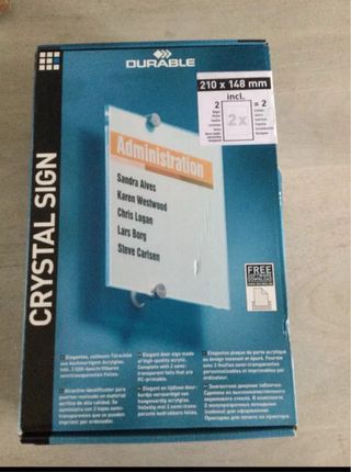 Targa porta durable per uffici