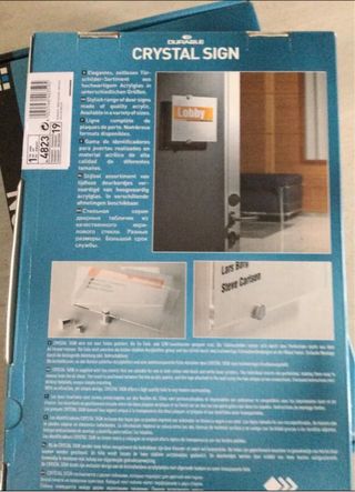 Targa porta durable per uffici