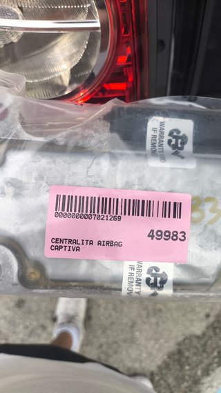 Centralita Airbag Chevrolet Captiva