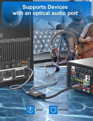 Toslink Divisor Óptico 1 Entrada 2 Salidas