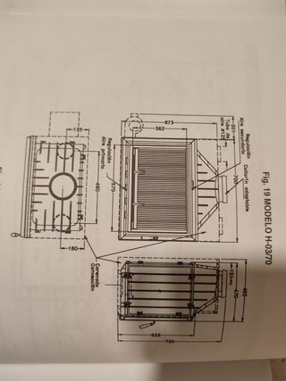 Revestimiento chimenea + Hogar / Casette