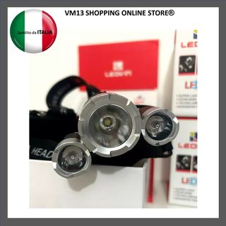 Torcia Frontale Ricaricabile