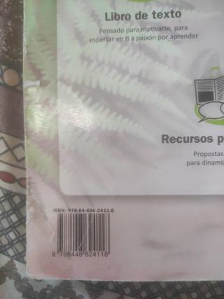 Se vende libro de biología 1eso