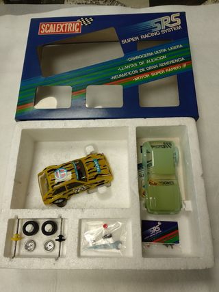 Cajas Scalextric SRS como nuevas.