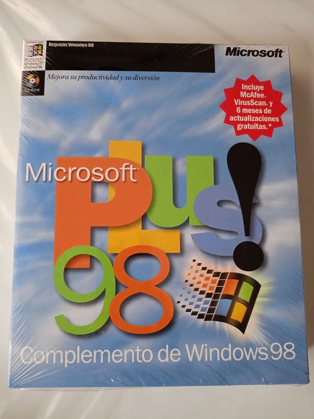 Microsoft Plus 98 Windows (español) PRECINTO NUEVO