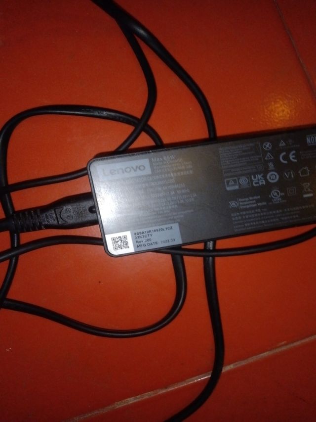 Cargador 65w Lenovo