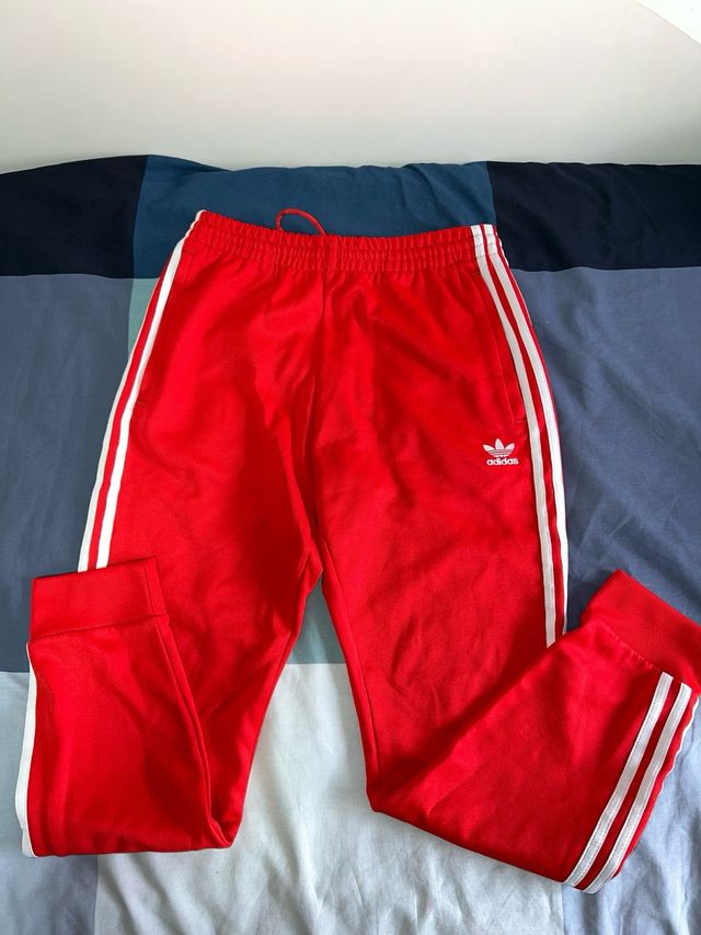 Pantalon Adidas Rojo originals