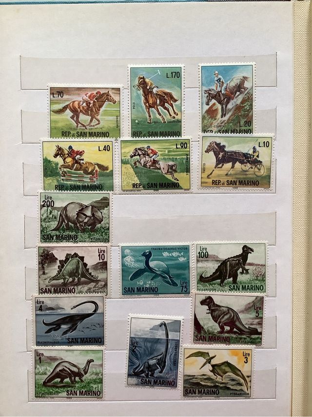 Collezione francobolli Repubblica San Marino