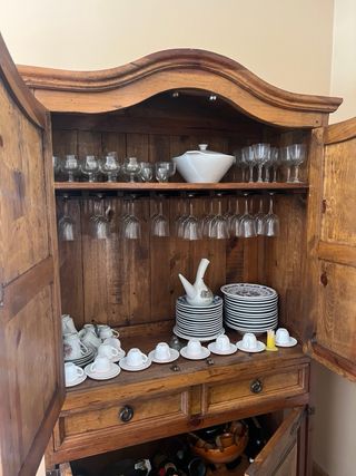 Alacena madera maciza rustica