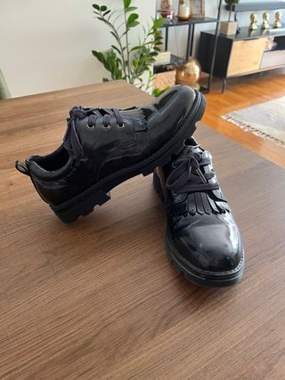 Mocasines azul marino mujer