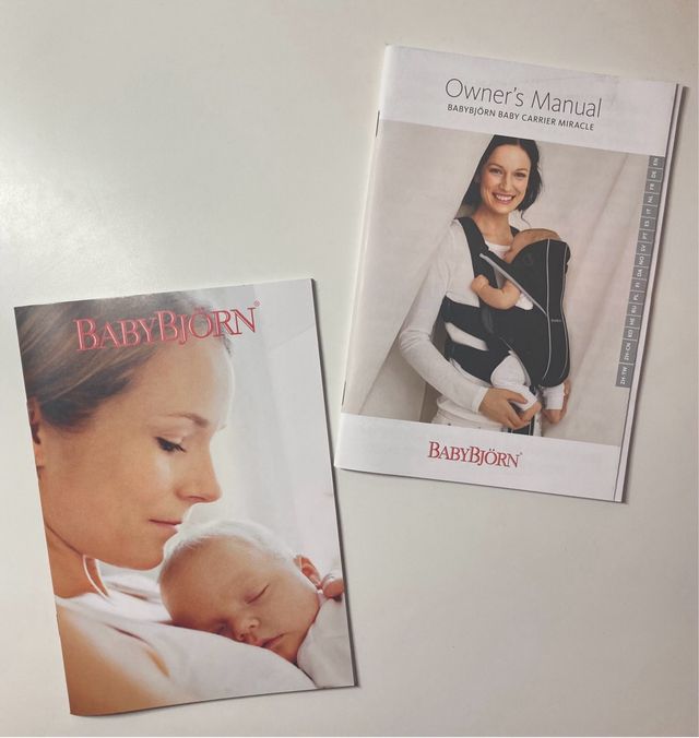 Portabebes Babybjorn negro-morado