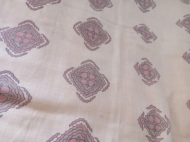 Cortina marrón flores A ESTRENAR REBAJADA