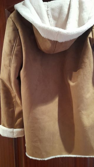 Chaquetón capucha doble faz