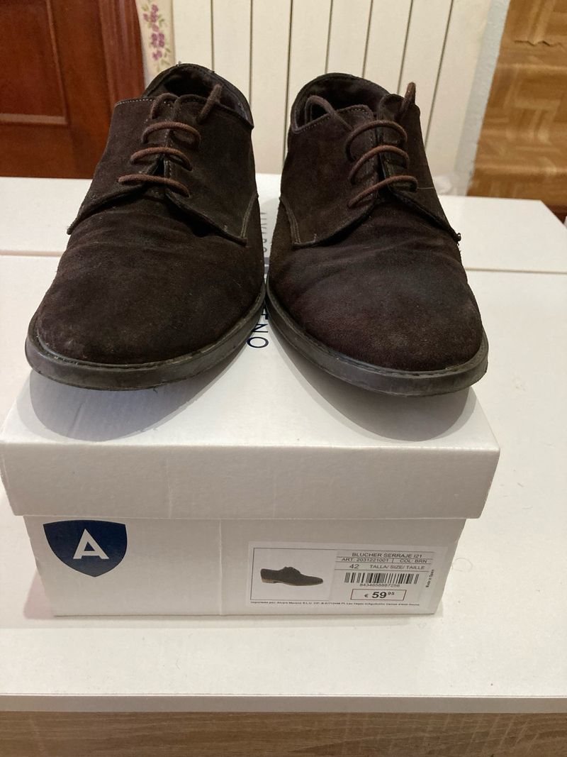 Blucher Zapatos Hombre Alvaro Moreno Blucher Hombre Azul Marino On