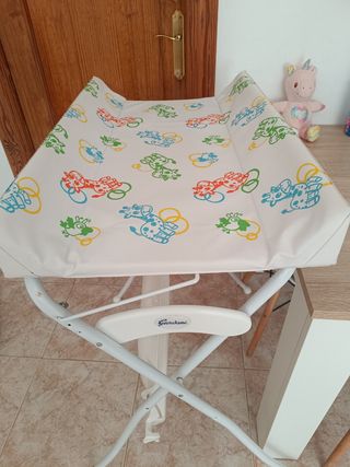 Bañera cambiador plegable bebe