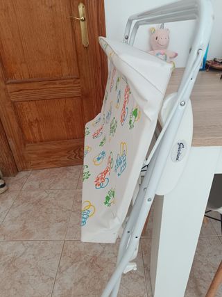 Bañera cambiador plegable bebe
