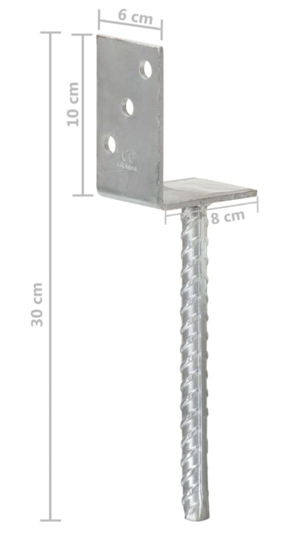 Soporte de Metal Galvanizado