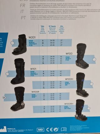ORTESIS DE INMOVILIZACION/ BOTA WALKER