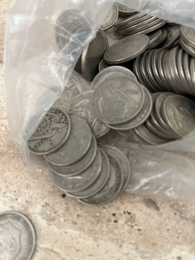 Lote monedas Franco