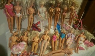 Lotto 17 bambole Barbie Mattel Vintage