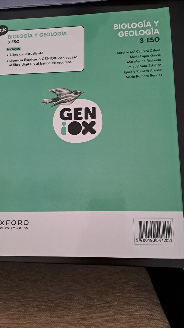 Biología y Geología 3º ESO