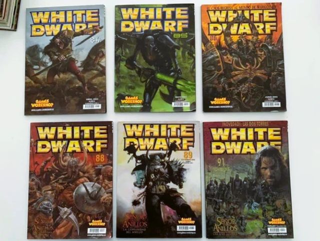 Revistas white dwarf - warhammer
