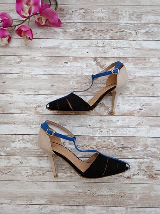 Zapatos de pulsera, Claudia, talla 35.