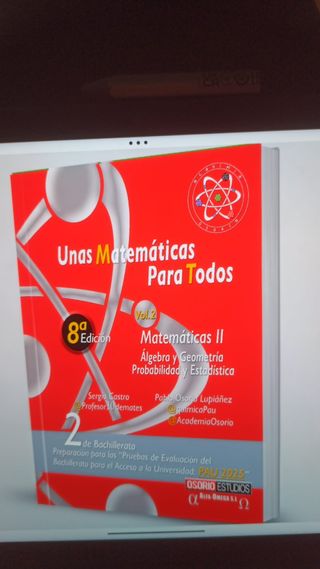 Unas matemáticas para todos. Vol II