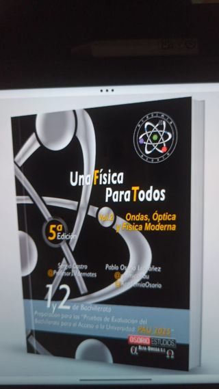 Una física para todos. Preparación Evau