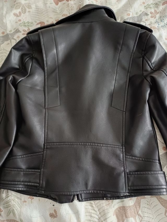 Chaqueta cazadora Biker negra