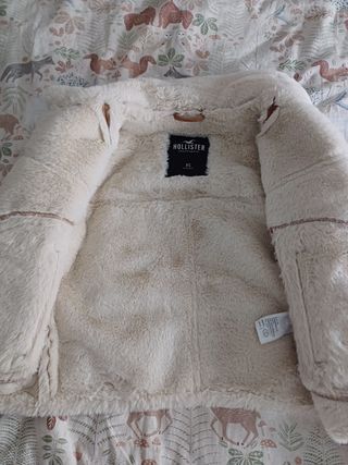 Cazadora Hollister de pelo
