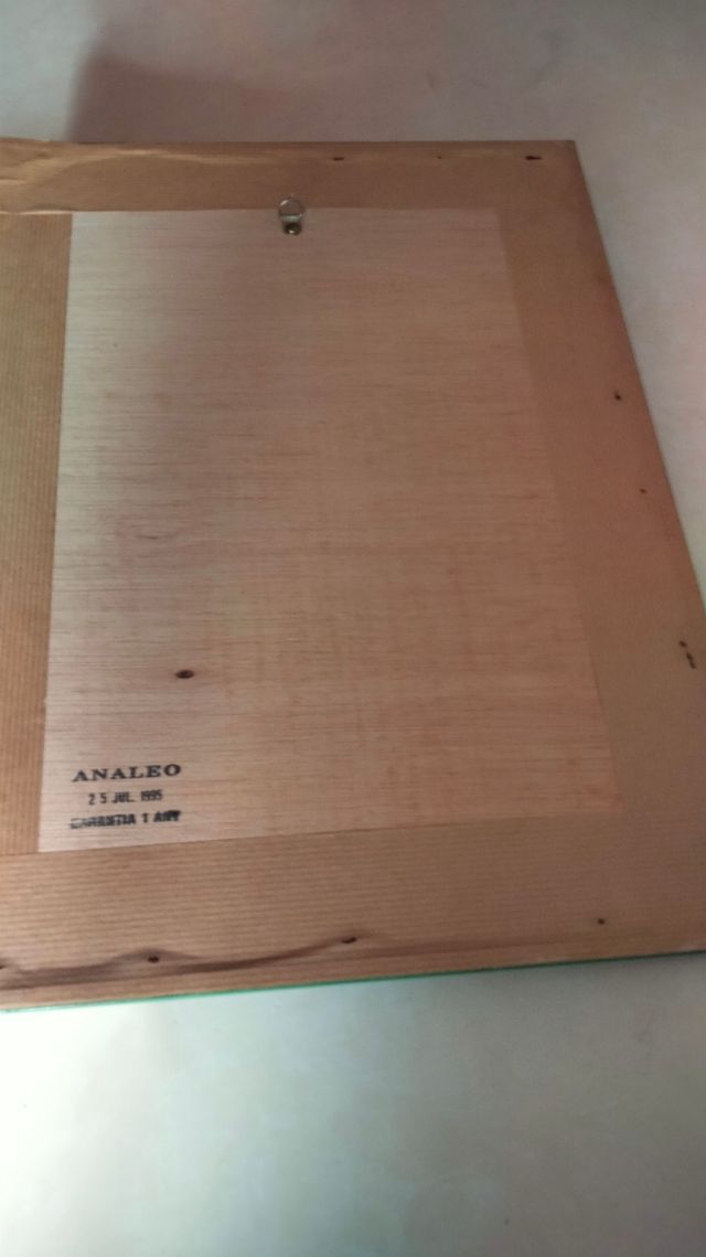 PORTA-RETRATOS 40X29 LACADO A VERDE