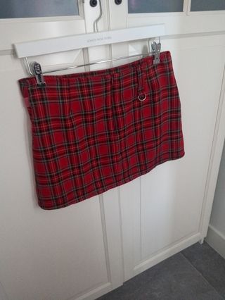 Minifalda escocesa